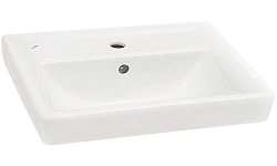 Тумба с раковиной Aquaton Йорк 50 М белый / выбеленное дерево