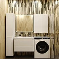 Тумба с раковиной Style Line Бергамо мини 80 антискрейч белый матовый