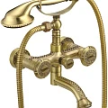 Смеситель для ванны с душем Lemark Jasmine LM6614B золото