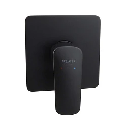 Смеситель для душа Aquatek Вега AQ1066MB с внутренней частью, матовый черный