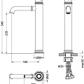Смеситель для раковины Aquatek Классик AQ1504PG полированное золото