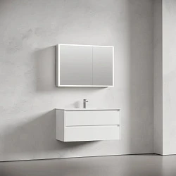 Зеркало-шкаф Sancos Evoke 100 SC80100 с подсветкой