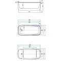 Акриловая ванна Allen Brau Infinity 170x78 2.21003.20/AM антрацит