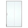 Душевая дверь в нишу Bravat Drop 120x200см BD120.4100A профиль хром, стекло прозрачное