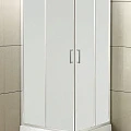 Душевой уголок BelBagno Uno 100x80см UNO-195-AH-2-100/80-P-Cr профиль хром, стекло рифленое