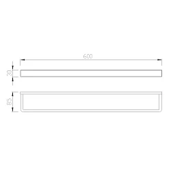 Полотенцедержатель ABBER Westen AA1755G золото матовое