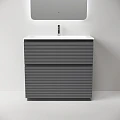 Тумба под раковину Sancos Folk Floor 90 FL90FGS напольная, Grey soft