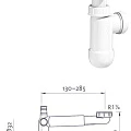 Тумба с раковиной Aquaton Мадрид 80 белая с ящиком