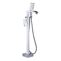 Напольный смеситель для ванны с душем Gappo G3007-8 хром