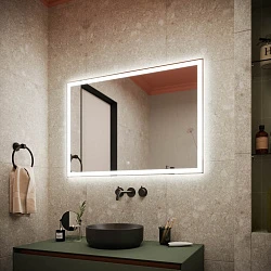 Зеркало для ванной комнаты SANCOS City 1000х700 c подсветкой CI1000