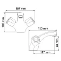 Смеситель для раковины Wasserkraft Amper 2903 хром