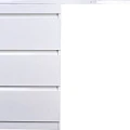 Тумба под раковину Style Line Даллас 120 СС-00002272 белая глянцевая