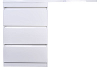 Тумба под раковину Style Line Даллас 120 СС-00002272 белая глянцевая