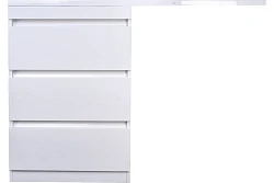 Тумба под раковину Style Line Даллас 120 СС-00002272 белая глянцевая