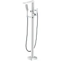Напольный смеситель для ванны с душем Boheme Venturo 379-W белый матовый