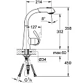 Смеситель для кухни Grohe Zedra 32553SD0 хром