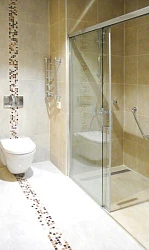 Душевая дверь в нишу GuteWetter Slide Door GK-862 стекло матовое