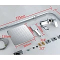 Душевая стойка Gappo G2407-11 хром
