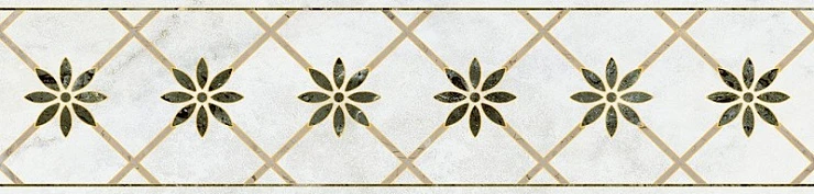 Бордюр Серенада 4 глянцевый обрезной 30x7,2x0,9, 1, шт