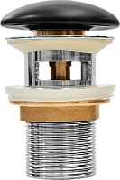 Донный клапан для раковины IDDIS Optima Home OPHBM0Wi88 черный матовый