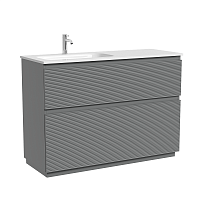 Тумба под раковину Sancos Folk Floor 120 FL120FLES левая, напольная, Ergraut soft