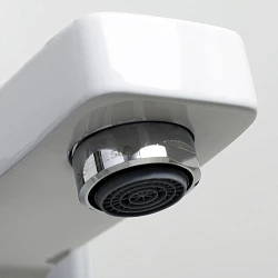 Смеситель для ванны с душем Wasserkraft Aller 1061WHITE белый/хром