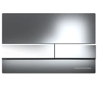 Система инсталляции для унитазов Ceramica Nova Envision Flat CN1002CH кнопка хром