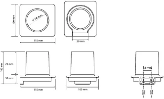Стакан Bemeta Organic 157111011 хром