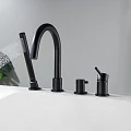 Смеситель на борт ванны Aquatek Европа AQ1348MB матовый черный