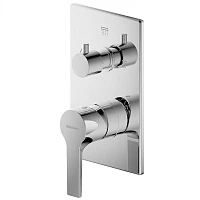 Смеситель встраиваемый для душа Bravat Prolate P69218CP-3-ENG хром