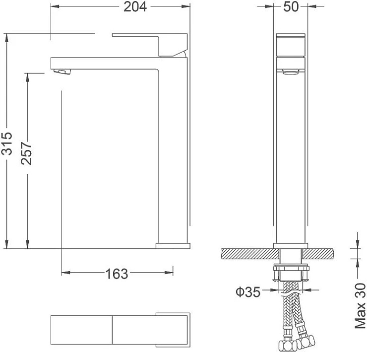Смеситель для раковины Timo Selene 3011/17F золото матовое