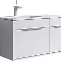 Тумба с раковиной Aqwella 5 stars Malaga 90 L белая