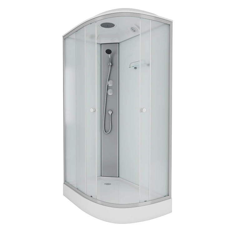 Душевая кабина Niagara Eco 120x80см NG-4312 L профиль серебро