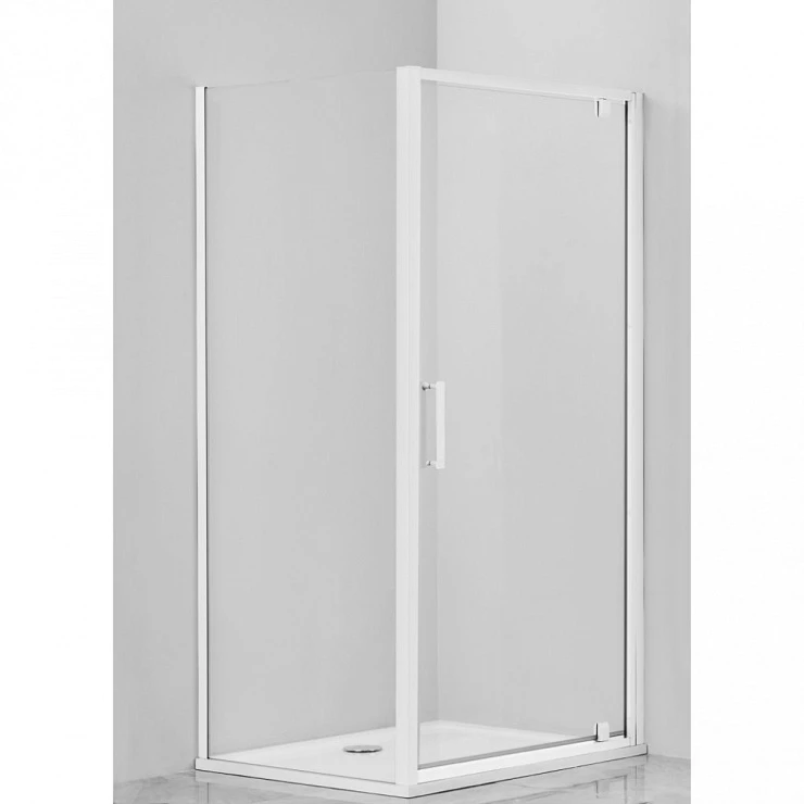 Душевой уголок Cezares Relax 140x90см RELAX-AHF-1-140/90-P-Bi профиль белый, стекло рифленое