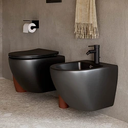 Биде подвесное Ceramica Nova Metropol CN4003MB черный матовый