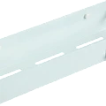 Полка Boheme Q 10965-MW с двумя крючками, белая матовая