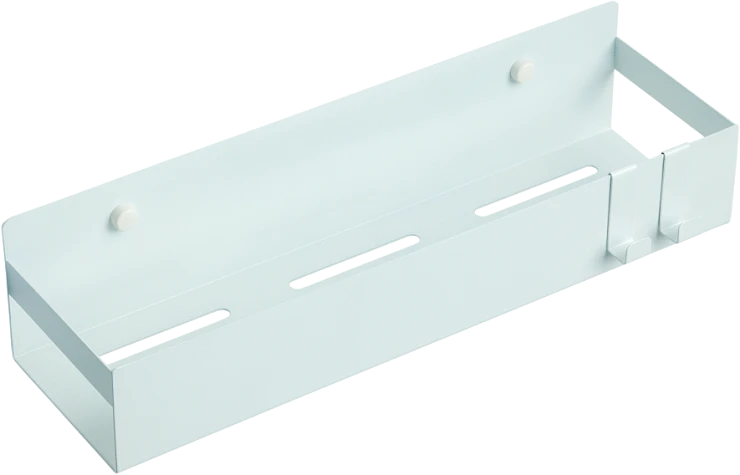 Полка Boheme Q 10965-MW с двумя крючками, белая матовая
