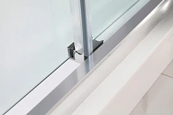 Душевая дверь в нишу Cezares 130см LUX-SOFT-W-BF-1-130-C-Cr-IV профиль хром, стекло прозрачное