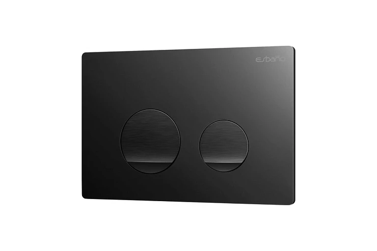 Кнопка смыва Esbano SLIM-37MB ESINSLM37MB черный матовый
