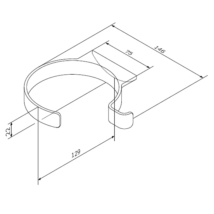 Держатель для фена AM.PM Inspire 2.0 A50A32300 хром