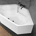 Акриловая ванна Riho Winnipeg 145x145 Plug & Play B010011005 белая глянцевая