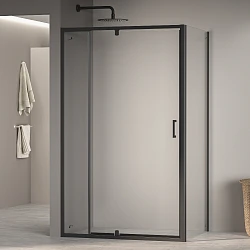 Душевой уголок RGW PA-078B 110x110 см 350807812-14 профиль черный матовый, стекло прозрачное