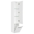 Шкаф-пенал Aquaton Ария 34см 1A134403AA010 белый глянцевый