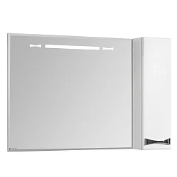 Зеркало-шкаф Aquaton Диор 100 1A167902DR01R белый