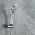 Смеситель для ванны с душем Gappo G3248-8 каскадный излив, белый/хром