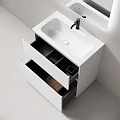 Тумба под раковину Sancos Folk Floor 80 FL80FW напольная, Bianco
