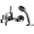 Смеситель для ванны с душем Bravat Spring F679113C-B хром