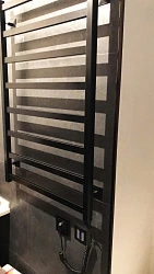 Полотенцесушитель электрический Приоритет Quadro 1 EQ1 150x50 см EQ1-155/RAlllKTX4
