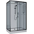 Душевая кабина Niagara Premium 120x80см NG-6912-01QR профиль черный