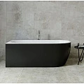 Акриловая ванна Aquanet Family Elegant A 180x80 3805N Matt Finish 3805-N-MW черная матовая